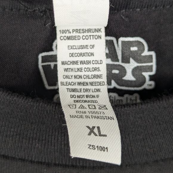 Star Wars Darth Vader Best Papa In The Galaxy T Shirt Mens XL Black Graphic Tee - Picture 4 of 5